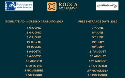 Io vado al Museo – Ingressi gratuiti 2019