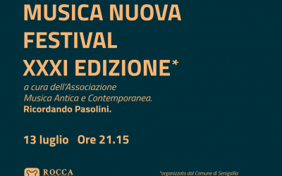 Musica Nuova Festival – Ricordando Pasolini